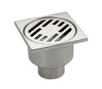 Трап нерж. 100х100 верт. 00020